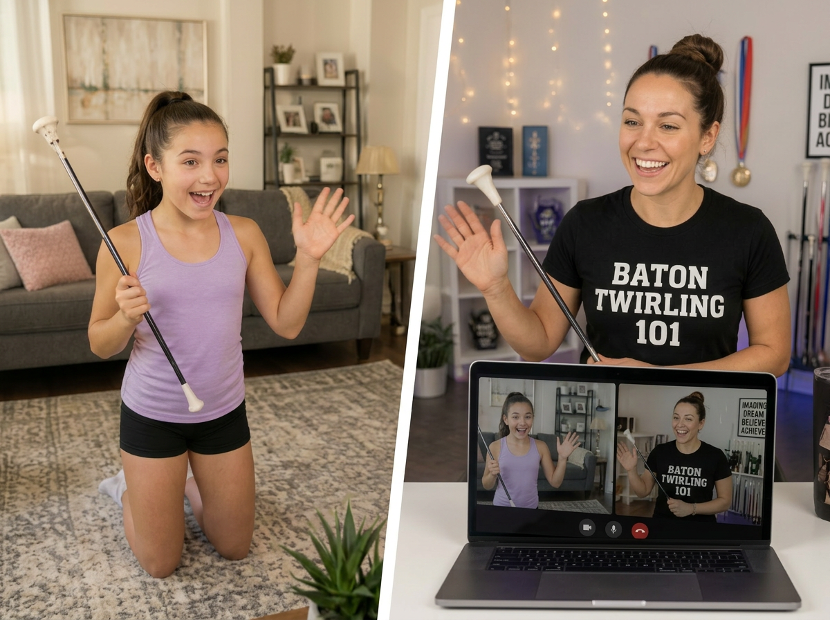 Baton twirling coaching